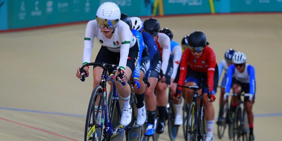 Track racers at the Panam games